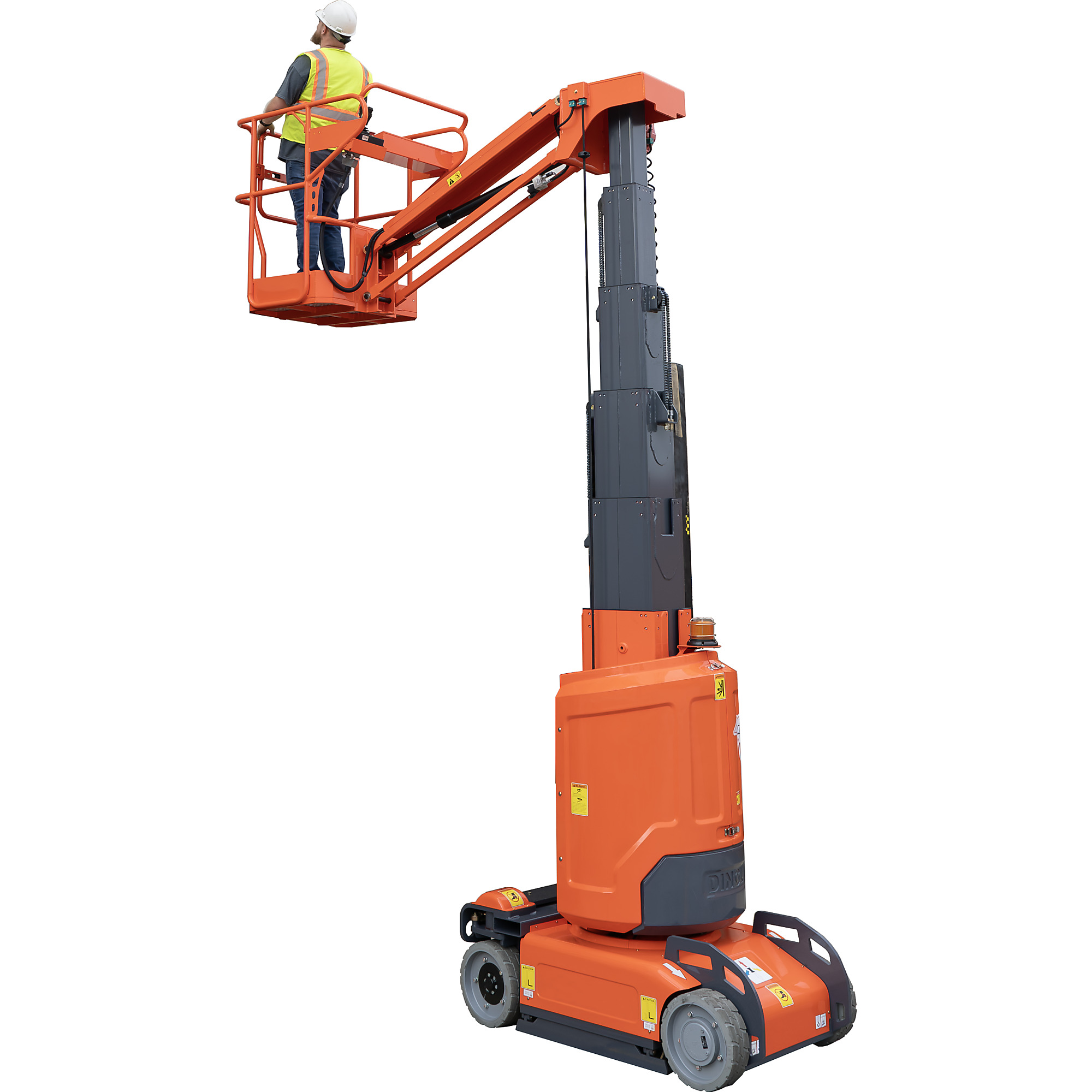 Ballymore Drivable Vertical Mast Lift — 30ft. Platform Height, 440-Lb. Capacity, 36ft. 9in. Working Height, Model# DVML-30RJ